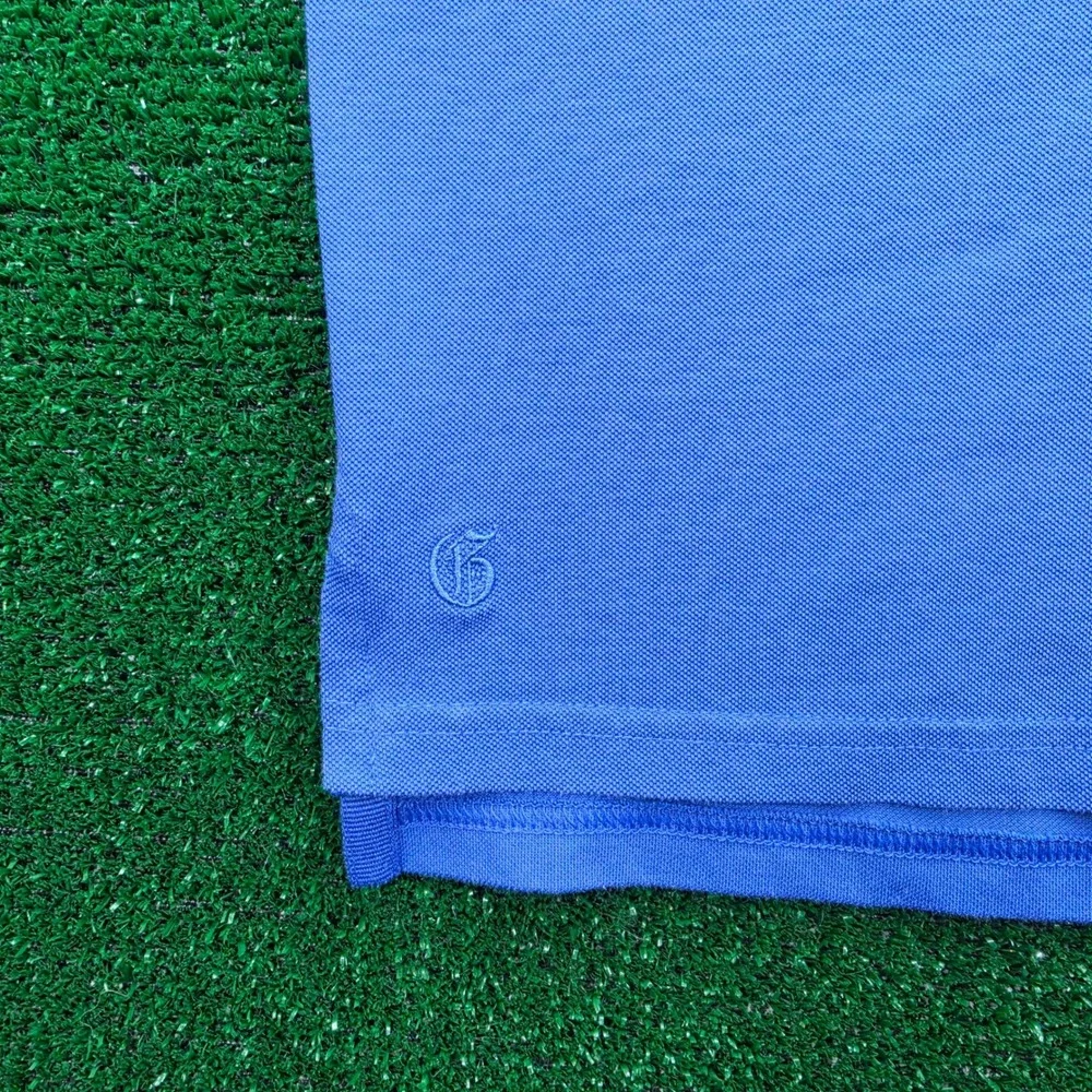 Greyson Golf Polo‎ Shirt Mens XL Blue Pique Performance Short Sleeve
